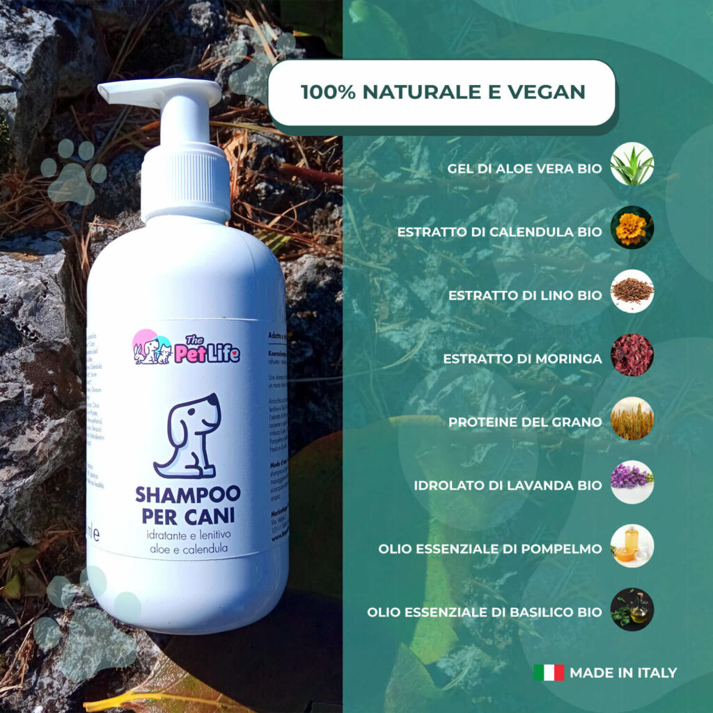 Shampoo per cani naturale The Pet Life
